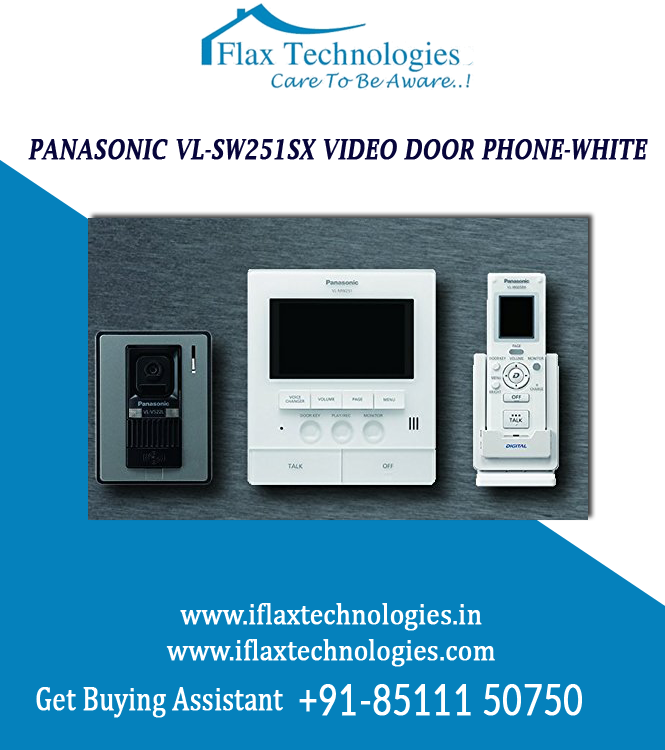 Panasonic Vl Sw251sx Video Door Phone White