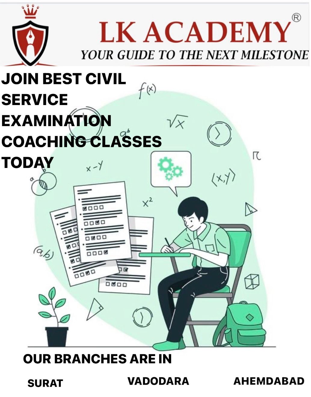  CIVIL SERVICE EXAMINATION INSTITUTE IN SURAT,  CIVIL SERVICE EXAMINATION INSTITUTE IN SURAT