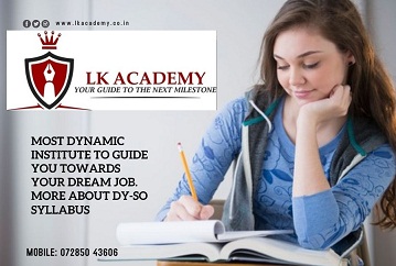 DYSO COACHING CLASSES syllabus in AHMEDABAD